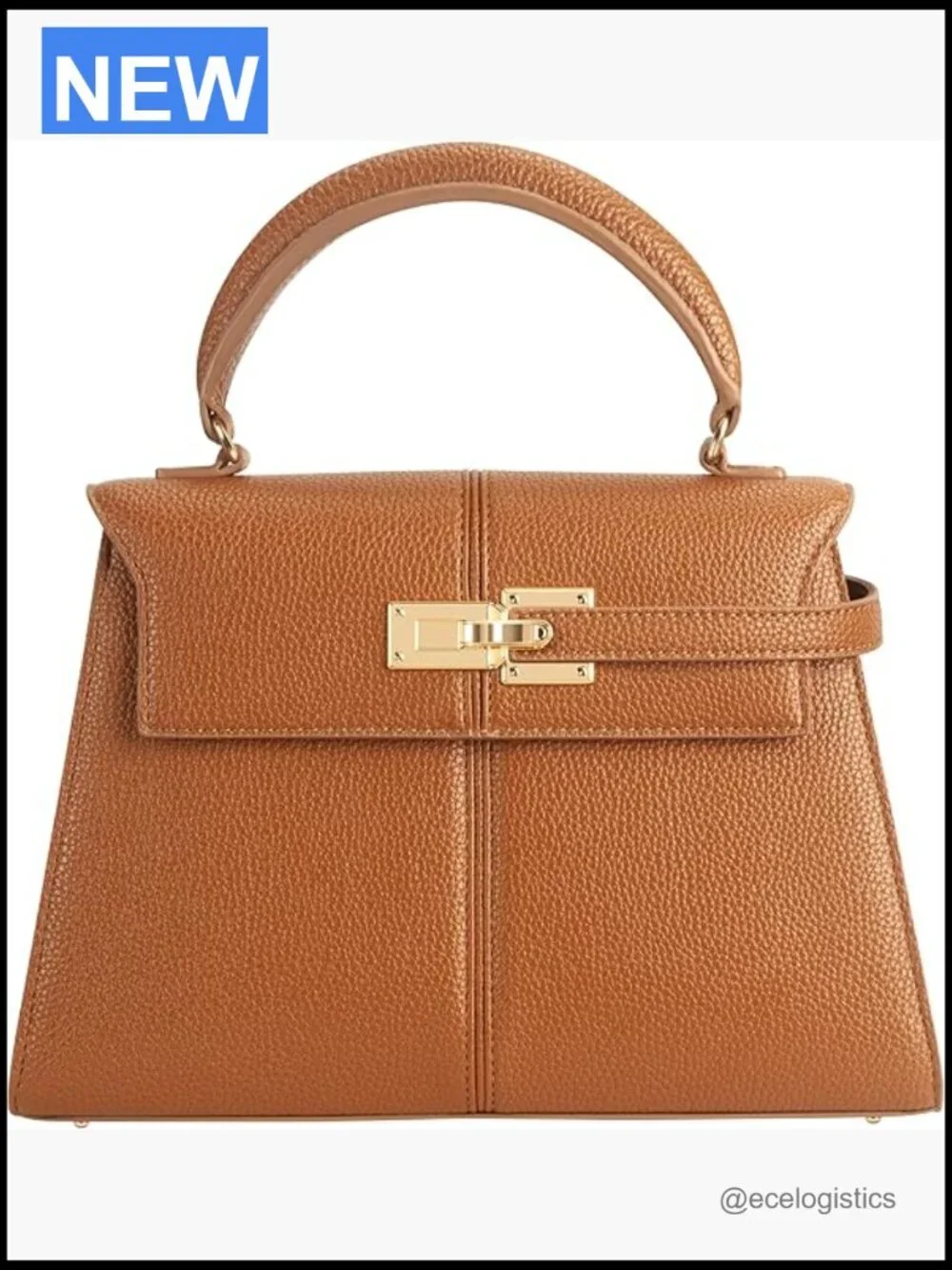Top Handle Handbag Vegan Leather Crossbody Satchel Large